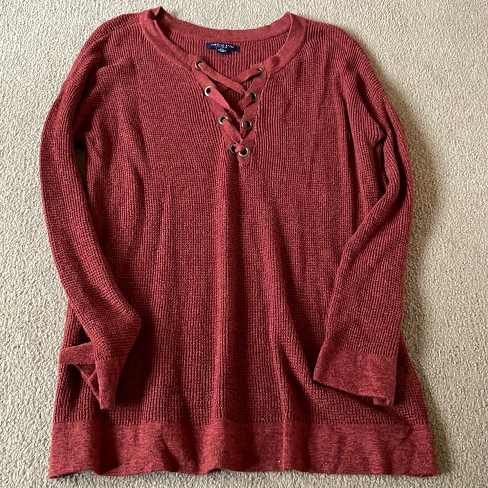 American Eagle Burnt Orange Sweater